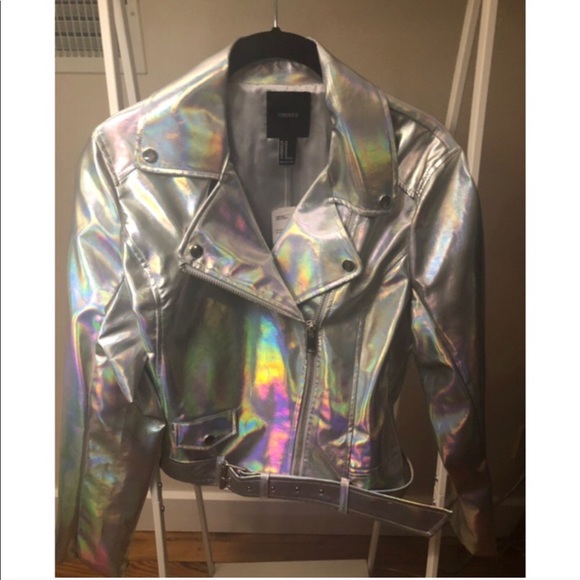 iridescent fringe jacket